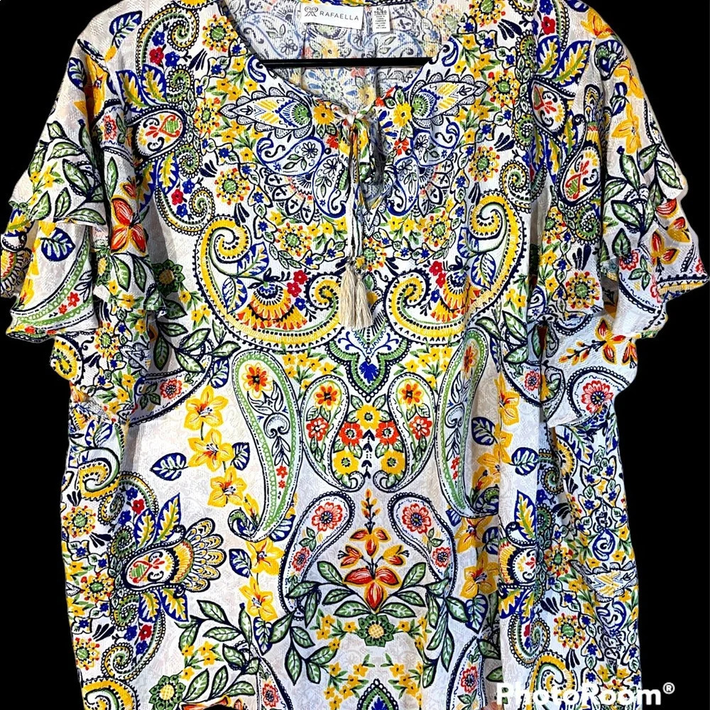 Rafaella floral blouse